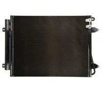 Радіатор кондиціонера (з осушувачем, 570x460x16) Volkswagen Passat B6 / Фольксваген Пассат Б6 2005-2010 KTT110068 THERMOTEC (Польща)