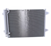 Радіатор кондиціонера (з осушувачем, 570x440x16) Volkswagen Passat B6 / Фольксваген Пассат Б6 2005-2010 94831 NISSENS (Данія)