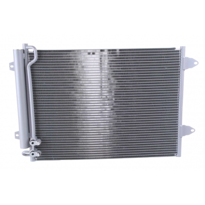 Радіатор кондиціонера (з осушувачем, 570x440x16) Volkswagen Passat B6 / Фольксваген Пассат Б6 2005-2010 94831 NISSENS (Данія)