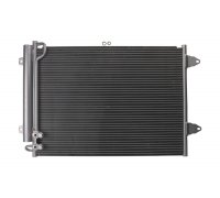 Радіатор кондиціонера (з осушувачем, 570x440x16) Volkswagen Passat B6 / Фольксваген Пассат Б6 2005-2010 1986AD2118 BOSCH (Німеччина)