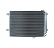 Радіатор кондиціонера (з осушувачем, 570x440x16) Volkswagen Passat B6 / Фольксваген Пассат Б6 2005-2010 7800170 KAMOKA (Польща)