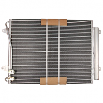 Радіатор кондиціонера (з осушувачем, 570x460x16) Volkswagen Passat B6 / Фольксваген Пассат Б6 2005-2010 C12106 SATO TECH (Україна)