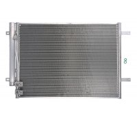 Радиатор кондиционера (с осушителем, 570x440x16) Volkswagen Passat B6 / Фольксваген Пассат Б6 2005-2010 VNA5225D AVA (Нидерланды)