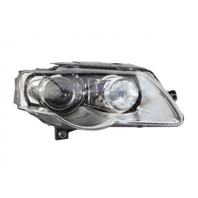 Фара передняя правая (D1S/H7/W5W, электрическое, с моторчиком) Volkswagen Passat B6 / Фольксваген Пассат Б6 2005-2010 043626 VALEO (Франция)