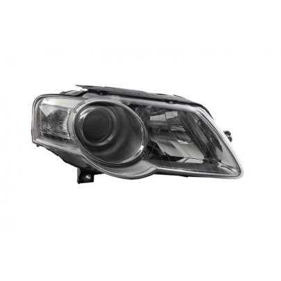 Фара передняя правая (H7/W5W, электрическое, с моторчиком) Volkswagen Passat B6 / Фольксваген Пассат Б6 2005-2010 088978 VALEO (Франция)