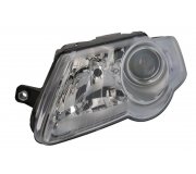 Фара передняя левая (H7/H7, электрическое, с моторчиком) Volkswagen Passat B6 / Фольксваген Пассат Б6 2005-2010 441-11A7L-LDEM1 DEPO (Тайвань)