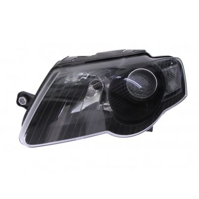 Фара передняя левая (H7/H7/W5W, электрическое, с моторчиком) Volkswagen Passat B6 / Фольксваген Пассат Б6 2005-2010 441-11A7L-LDEM2 DEPO (Тайвань)