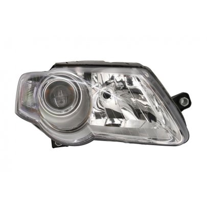 Фара передняя правая (H7/H7, электрическое, с моторчиком) Volkswagen Passat B6 / Фольксваген Пассат Б6 2005-2010 441-11A7R-LDEM1 DEPO (Тайвань)