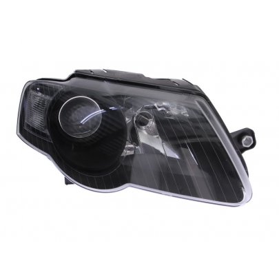 Фара передняя правая (H7/H7/W5W, электрическое, с моторчиком) Volkswagen Passat B6 / Фольксваген Пассат Б6 2005-2010 441-11A7R-LDEM2 DEPO (Тайвань)