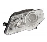 Фара передняя левая (H7/H7, электрическое, с моторчиком) Volkswagen Passat B6 / Фольксваген Пассат Б6 2005-2010 441-11B1LMLD-EM DEPO (Тайвань)