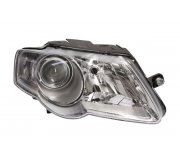 Фара передняя правая (H7/H7, электрическое, с моторчиком) Volkswagen Passat B6 / Фольксваген Пассат Б6 2005-2010 441-11B1RMLD-EM DEPO (Тайвань)