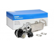 Клапан EGR рециркуляції відпрацьованих газів (з радіатором) Volkswagen Passat B6 / Фольксваген Пассат Б6 1.6TDI 2005-2010 EG10472-12B1 DELPHI (США)