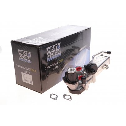 Клапан EGR рециркуляции отработанных газов (с радиатором) Volkswagen Passat B6 / Фольксваген Пассат Б6 1.6TDI 2005-2010 88259E MEAT and DORIA (Италия)
