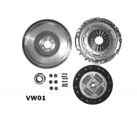 Демпфер / маховик + комплект сцепления Volkswagen Passat B6 / Фольксваген Пассат Б6 2.0TDI 2005-2010 98VW01 Japko (Италия)