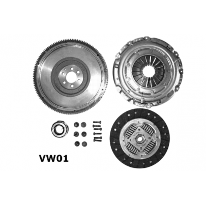 Демпфер / маховик + комплект сцепления Volkswagen Passat B6 / Фольксваген Пассат Б6 2.0TDI 2005-2010 98VW01 Japko (Италия)