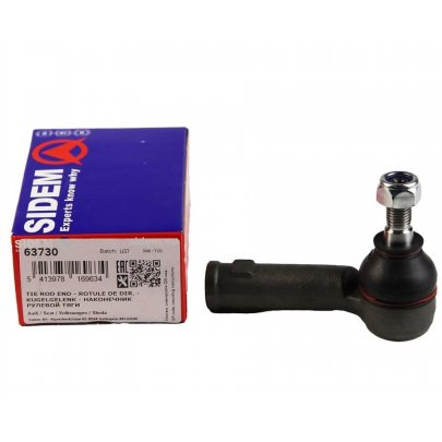 Наконечник рульової тяги лівий Volkswagen Passat B6 / Фольксваген Пассат Б6 2005-2010 63730 SIDEM (Бельгія)