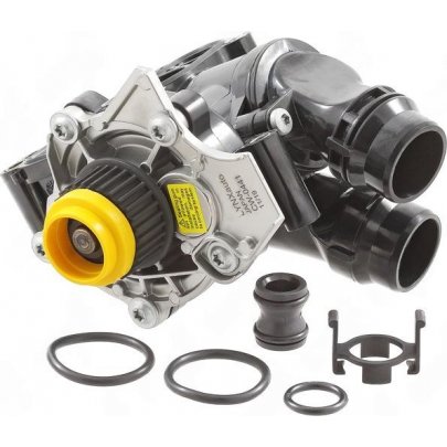 Помпа / водяной насос (с корпусом) Volkswagen Passat B6 / Фольксваген Пассат Б6 1.8TSI / 2.0TFSI 2005-2010 06H121026EE VAG (Германия)