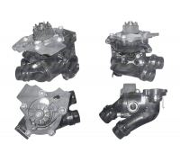 Помпа / водяной насос (с корпусом) Volkswagen Passat B6 / Фольксваген Пассат Б6 1.8TSI / 2.0TFSI 2005-2010 A232 DOLZ (Испания)