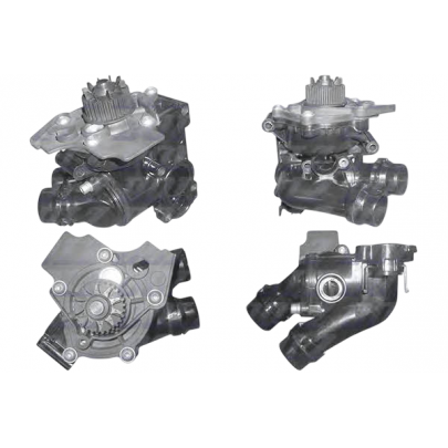 Помпа / водяной насос (с корпусом) Volkswagen Passat B6 / Фольксваген Пассат Б6 1.8TSI / 2.0TFSI 2005-2010 A232 DOLZ (Испания)