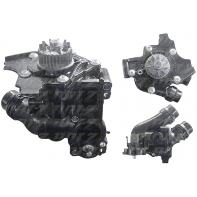 Помпа / водяной насос (с корпусом) Volkswagen Passat B6 / Фольксваген Пассат Б6 1.8TSI / 2.0TFSI 2005-2010 A244 DOLZ (Испания)