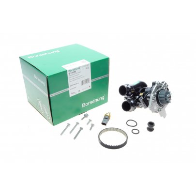 Помпа / водяной насос (с корпусом) Volkswagen Passat B6 / Фольксваген Пассат Б6 1.8TSI / 2.0TFSI 2005-2010 B19130 BORSEHUNG (Германия)