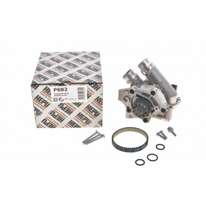 Помпа / водяной насос (с корпусом) Volkswagen Passat B6 / Фольксваген Пассат Б6 1.8TSI / 2.0TFSI 2005-2010 P682 HEPU (Германия)