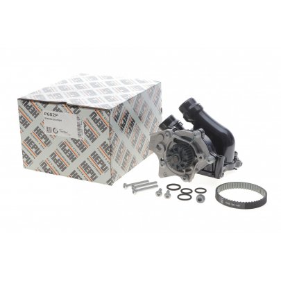 Помпа / водяной насос (с корпусом) Volkswagen Passat B6 / Фольксваген Пассат Б6 1.8TSI / 2.0TFSI 2005-2010 P682P HEPU (Германия)