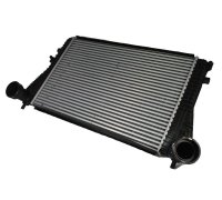 Радиатор интеркулера (406x615x32мм) Volkswagen Passat B6 / Фольксваген Пассат Б6 1.4TSI / 1.6TDI /1.8TSI / 1.9TDI / 2.0TDI / 2.0TFSI 2005-2010 DAW005TT THERMOTEC (Польша)