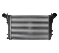 Радиатор интеркулера (400x615x32мм) Volkswagen Passat B6 / Фольксваген Пассат Б6 1.6TDI / 1.8TSI / 2.0TDI 2005-2010 96575 NISSENS (Дания)