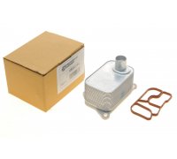 Радіатор масляний / теплообмінник (70x110x65) Volkswagen Passat B6 / Фольксваген Пассат Б6 1.8TSI / 2.0TFSI 2005-2010 03013704 VAN WEZEL (Бельгія)