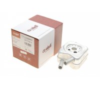 Радіатор масляний / теплообмінник (56x92x92, двигун: BSE, BSF) Volkswagen Passat B6 / Фольксваген Пассат Б6 1.6FSI 2005-2010 11170068501 VIKA (Тайвань)