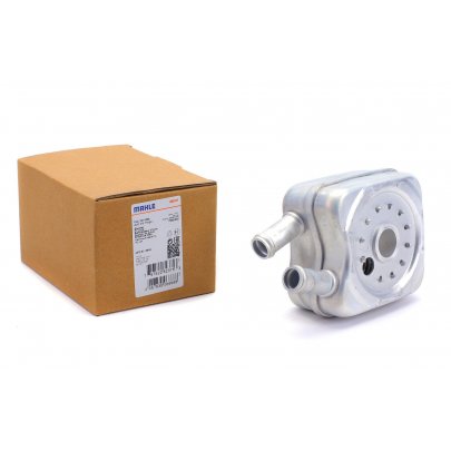 Радіатор масляний / теплообмінник (56x92x92, двигун: BSE, BSF) Volkswagen Passat B6 / Фольксваген Пассат Б6 1.6FSI 2005-2010 CLC161000S MAHLE (Австрія)