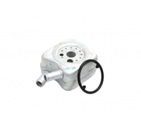 Радіатор масляний / теплообмінник (56x92x92, двигун: BSE, BSF) Volkswagen Passat B6 / Фольксваген Пассат Б6 1.6FSI 2005-2010 VN3147 AVA (Нідерланди)