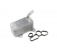 Радіатор масляний / теплообмінник (125x115x210) Volkswagen Passat B6 / Фольксваген Пассат Б6 2.0FSI / 2.0TFSI 2005-2010 CCLAU012 NTY (Польща)