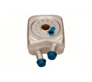 Радіатор масляний / теплообмінник (56x92x92, двигун: BSE, BSF) Volkswagen Passat B6 / Фольксваген Пассат Б6 1.6FSI 2005-2010 14-0006 MAXGEAR (Польща)