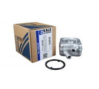 Радіатор масляний / теплообмінник (56x92x92, двигун: BSE, BSF) Volkswagen Passat B6 / Фольксваген Пассат Б6 1.6FSI 2005-2010 344350 KALE OTO RADYATÖR (Туреччина)