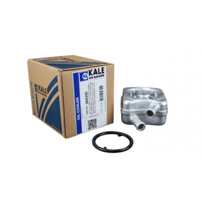 Радіатор масляний / теплообмінник (56x92x92, двигун: BSE, BSF) Volkswagen Passat B6 / Фольксваген Пассат Б6 1.6FSI 2005-2010 344350 KALE OTO RADYATÖR (Туреччина)