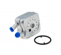 Радіатор масляний / теплообмінник (56x92x92, двигун: BSE, BSF) Volkswagen Passat B6 / Фольксваген Пассат Б6 1.6FSI 2005-2010 CCLAU001 NTY (Польща)