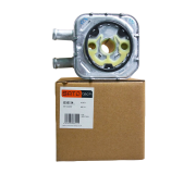 Радиатор масляный / теплообменник (75x95x100) Volkswagen Passat B6 / Фольксваген Пассат Б6 3.2FSI / 3.6FSI 2005-2010 O10114 SATO TECH (Украина)