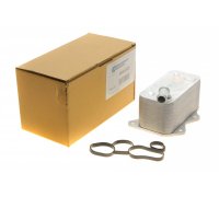 Радіатор масляний / теплообмінник (125x115x210) Volkswagen Passat B6 / Фольксваген Пассат Б6 2.0FSI / 2.0TFSI 2005-2010 58003329 VAN WEZEL (Бельгія)