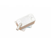 Радіатор масляний / теплообмінник (125x115x210) Volkswagen Passat B6 / Фольксваген Пассат Б6 2.0FSI / 2.0TFSI 2005-2010 DRM211004 DR.MOTOR (Польща)