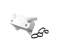 Радіатор масляний / теплообмінник (125x115x210) Volkswagen Passat B6 / Фольксваген Пассат Б6 2.0FSI / 2.0TFSI 2005-2010 1113500500 JP GROUP (Данія)