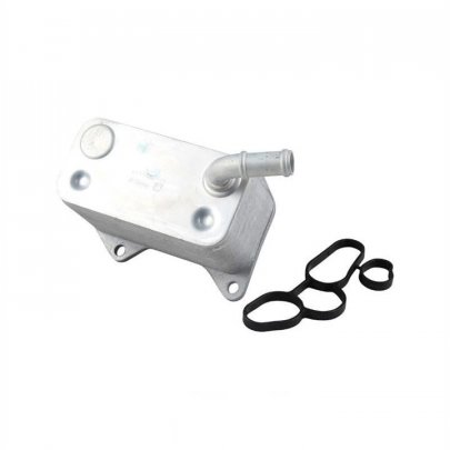 Радіатор масляний / теплообмінник (125x115x210) Volkswagen Passat B6 / Фольксваген Пассат Б6 2.0FSI / 2.0TFSI 2005-2010 1113500500 JP GROUP (Данія)