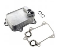 Радіатор масляний / теплообмінник (34x85x127, двигун: CAXA, BLF) Volkswagen Passat B6 / Фольксваген Пассат Б6 1.4TSI / 1.6FSI 2005-2010 103299 FEBI (Німеччина)