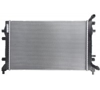 Радиатор охлаждения (408x625x16мм) Volkswagen Passat B6 / Фольксваген Пассат Б6 1.4TSI 2005-2010 65324 NISSENS (Дания)