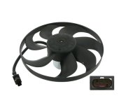 Вентилятор радіатора (електричний) Volkswagen Passat B6 / Фольксваген Пассат Б6 2005-2010 14742 FEBI (Німеччина)