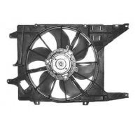 Вентилятор радиатора (с корпусом) Volkswagen Passat B6 / Фольксваген Пассат Б6 2005-2010 1514747 VAN WEZEL (Бельгия)