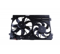 Вентилятор радиатора (с корпусом) Volkswagen Passat B6 / Фольксваген Пассат Б6 2005-2010 85643 NISSENS (Дания)