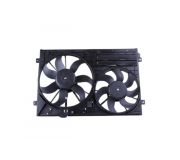 Вентилятор радіатора (з корпусом) Volkswagen Passat B6 / Фольксваген Пассат Б6 2005-2010 85644 NISSENS (Данія)