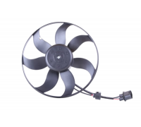 Вентилятор радиатора (одинарный вентилятор,левый) Volkswagen Passat B6 / Фольксваген Пассат Б6 2005-2010 85678 NISSENS (Дания)